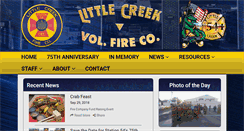 Desktop Screenshot of littlecreekfire.com